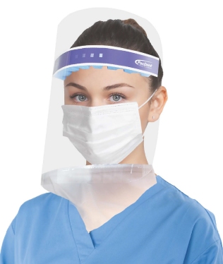 Pac-Dent Armor™ Drape-It™ Disposable Face Shield Drapes, 144/Pack