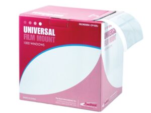 PacDent Plastic Pocket X-Ray Film Mounts - 1 write-on, Pink package