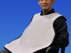 Cling Shield Adult Patient Apron- Black - 22.25"x 24.55"