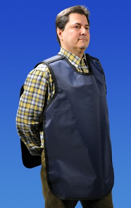 Palmero Healthcare Cling Shield Pano-Adult Dual Apron - Grey