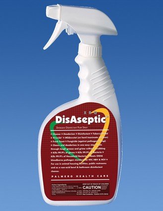 Palmero Healthcare DisAseptic XRQ Quart Bottle with Sprayer