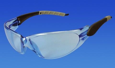 ProVision® Contour Wraps™ Black grey frame/ice blue lens