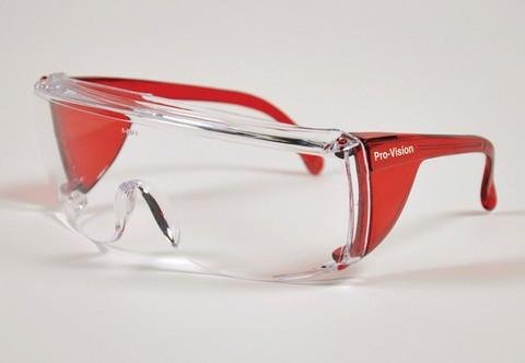 ProVision® End-Fog Red frame/clear lens