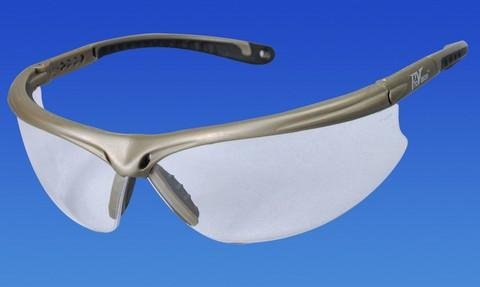 Diablos Smoke Frame w/Black Trim, Clear Lens