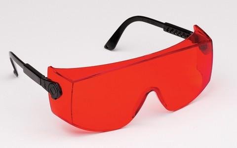ProVision® Overshield™ Eyewear Black frame/orange lens