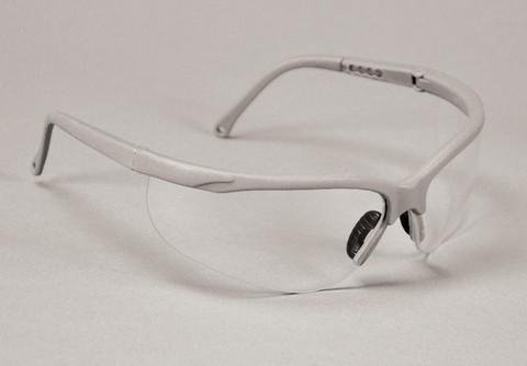 ProVision® Sphere-X Wraps™ Platinum frame/ clear lens