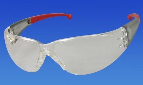 Gemini, Bifocal Readers Grey Frame w/Burgundy Tips, Clear Lens 1.5 Diopter