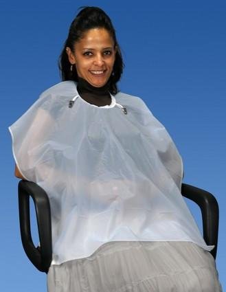 Palmero Healthcare Plastic Waist Length Patient Throw - Blue