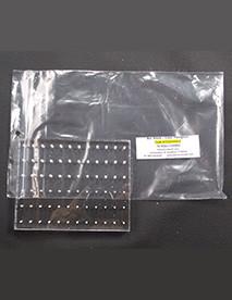Palmero Healthcare  Clear Plexiglass 72 Hole Bur Blocks - Friction Grip