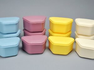 Palmero Healthcare Denture Boxes - 12 pack - Assorted Colors