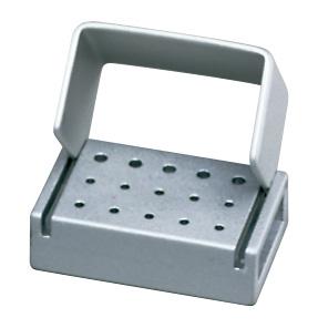 Palmero Healthcare Anodized Aluminum 15-Hole Bur Blocks - Friction Grip