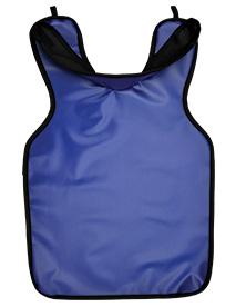 Cling Shield® Adult Protectall Apron, with Neck Collar - Light Grey
