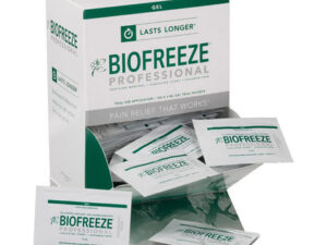 Biofreeze Professional soothing Menthol Vanishing Scent Paraben FREE 100 x 3ml Gel trial packets