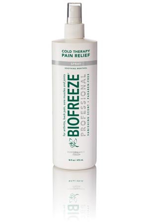 Biofreeze Professional soothing Menthol Vanishing Scent Paraben FREE 16 oz Spray Pump, Colorless