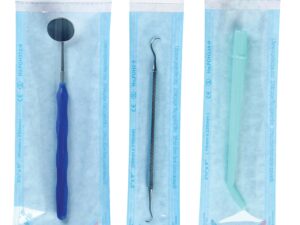 Plasdent AUTOCLAVE POUCHES 3½" x 9", Dual Indicator (200pcs/box)