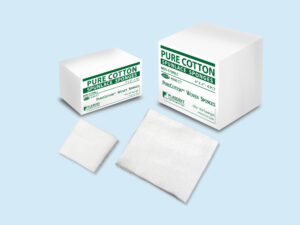 Plasdent Pure Cotton Sunlace Sponges- 2" x 2", Non-Sterile, 4 Ply (5000pcs/case) 