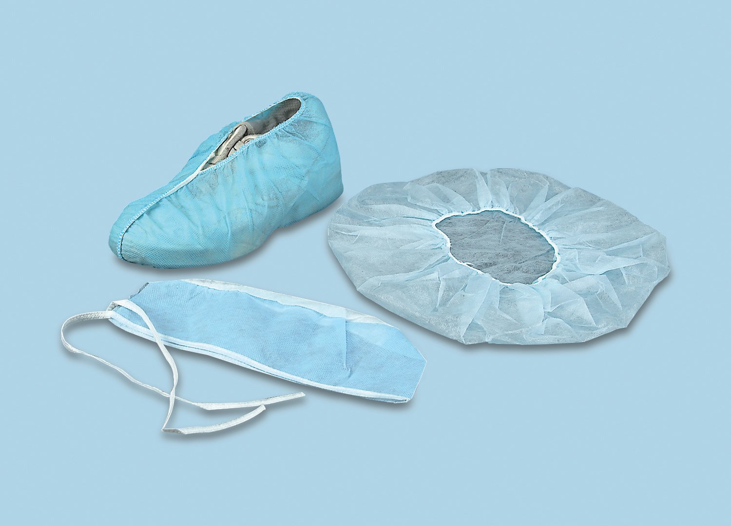 Plasdent NURSE CAP/21", Blue (100pcs/bag)