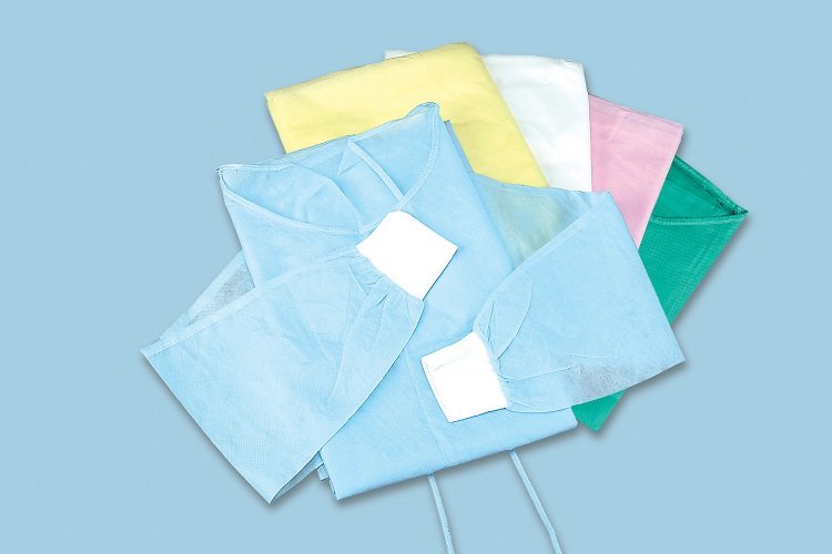 Plasdent PREMIUM BARRIER GOWN/One Size Fits All (10pcs/bag) - WHITE