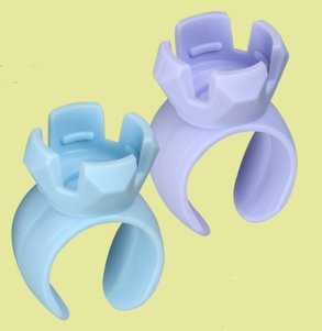 Plasdent Prophy Paste Ring, 10pcs/bag - Blue