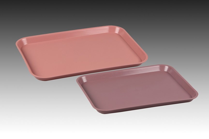 Plasdent FLAT TRAY SIZE A (Chayes) - Dimension: 13¾" x 10⅝" x ⅞" - WHITE