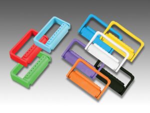 Plasdent FG BUR CADDY, capacity: 9 FG Burs, Autoclavable to 250° - WHITE 