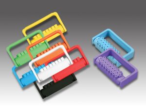 Plasdent FG BUR CADDY III, capacity: 25 FG Burs, Autoclavable to 250° - WHITE