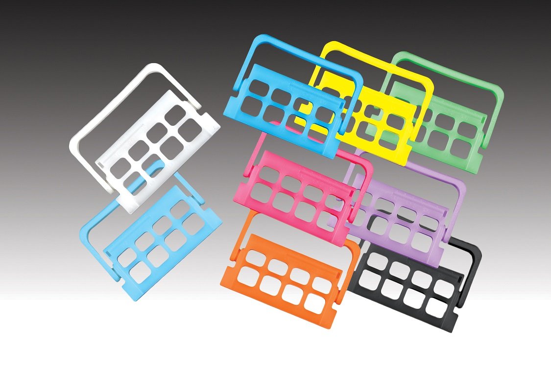 Plasdent ENDO CADDY, For Endo Instruments, Capacity: 8. Autoclavable - WHITE