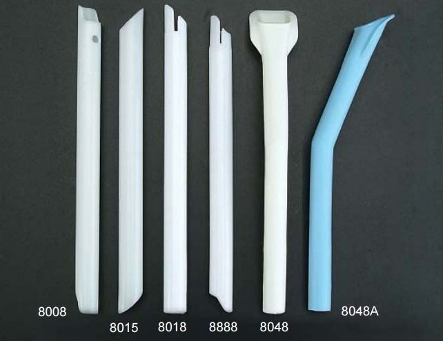 Plasdent TRK-O-VAC™ ORAL EVACUATOR  Retraction & Tongue Guard in One, White (100pcs/bag)