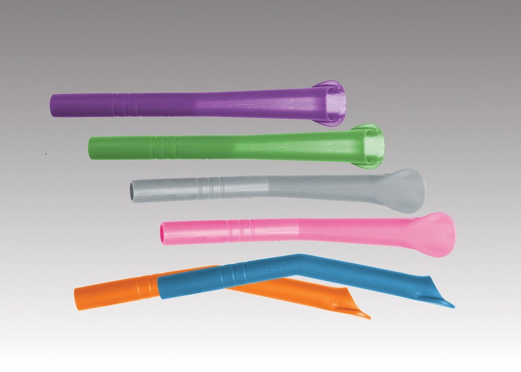 Plasdent EUVAC™ ORAL EVACUATOR.UNIVERSAL, Length: 5 ½" Diameter: 7/16" (12pcs/bag) Autoclavable to 275°F - BLUE