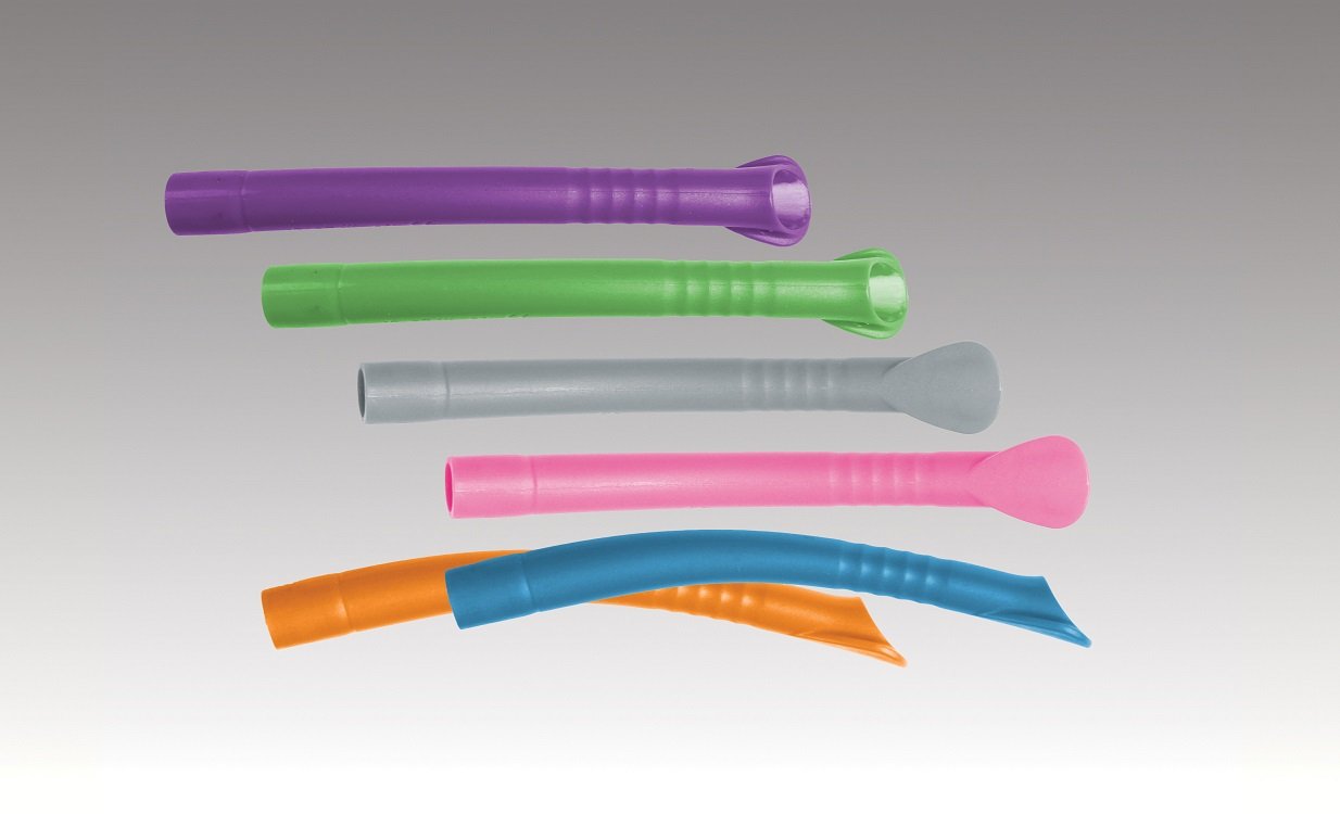 Plasdent EUVAC™ ORAL EVACUATOR CHILD, Length: 4 ½" Diameter: 7/16" (12pcs/bag) Autoclavable to 275°F - BLUE