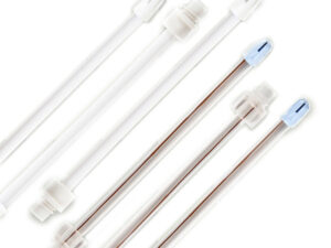 Plasdent LOCKED END SALIVA EJECTORS,  Clear with BlueTip (100pcs/bag)