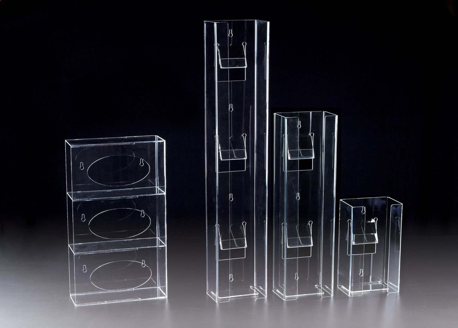 Plasdent ACRYLIC SINGLE VERTICAL GLOVE DISPENSER