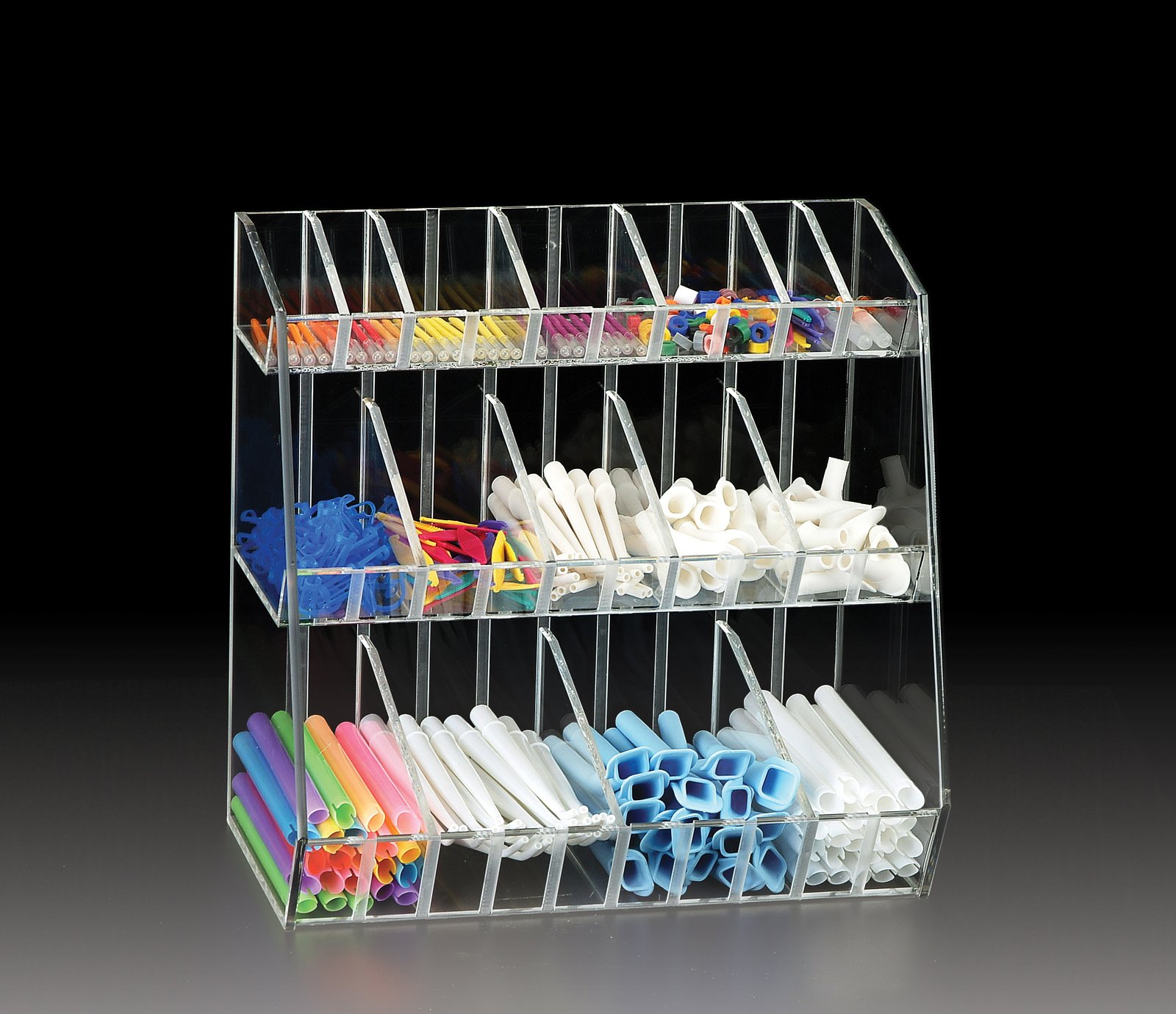 Plasdent ACRYLIC ADJUSTABLE COMPARTMENT ORGANIZER