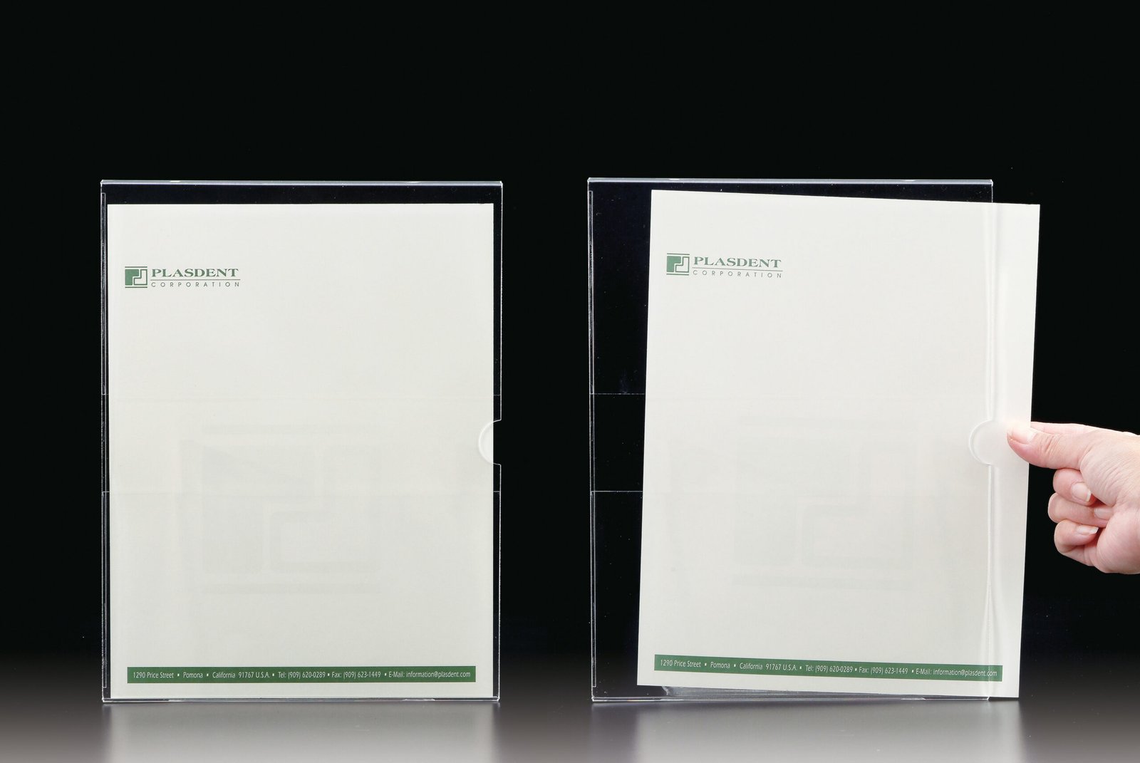 Plasdent ACRYLIC DOCUMENT FRAME-WALL MOUNT for (8½" x 11") LETTER SIZE