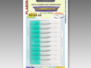 Plasdent GUMBRUSH INTERDENTAL BRUSHES, SOFT-TOUCH (12pks of 40pcs/box)