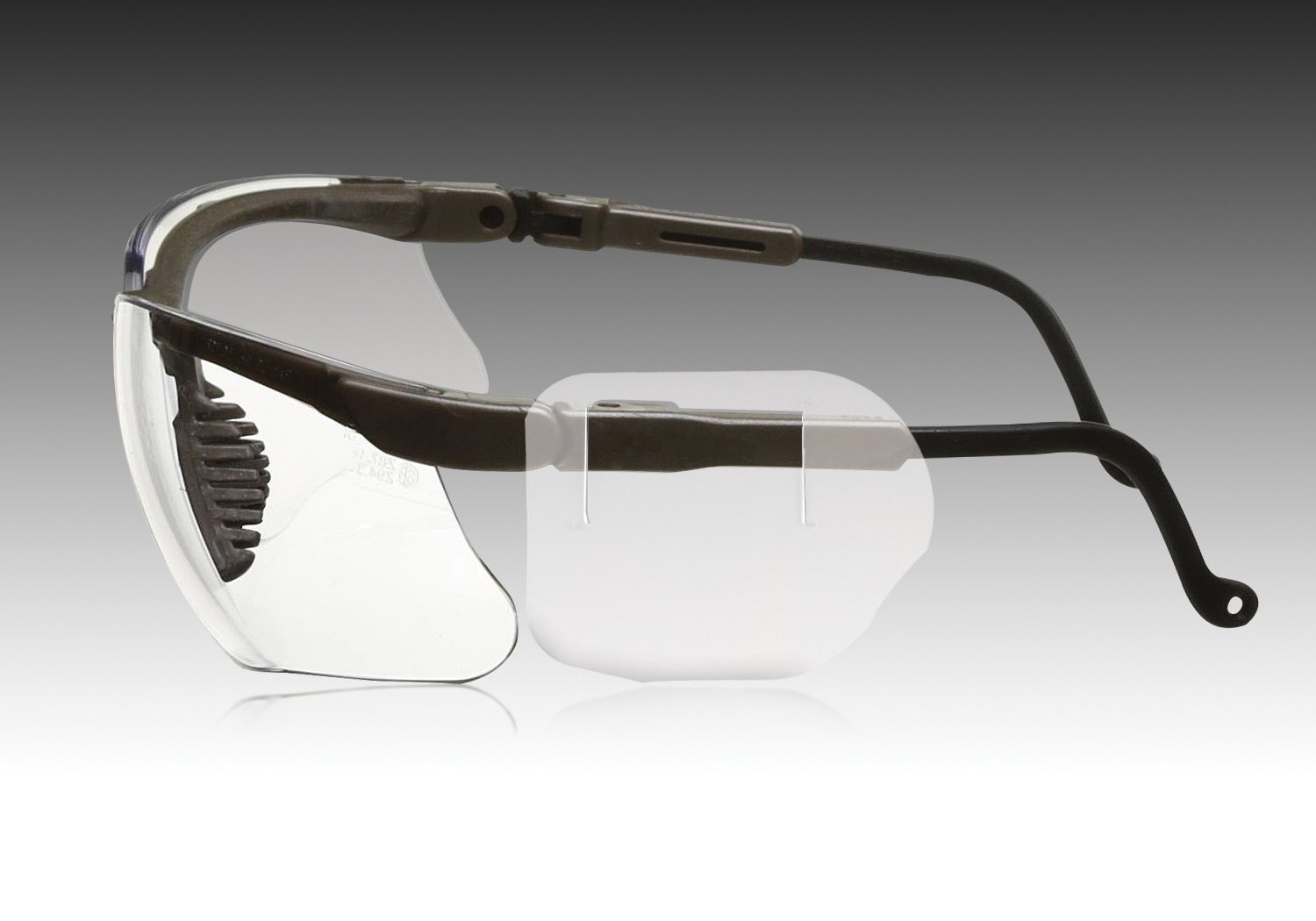 Plasdent DISPOSABLE EYEGLASS SIDE SHIELDS One Size Fits All, (250pcs/box)