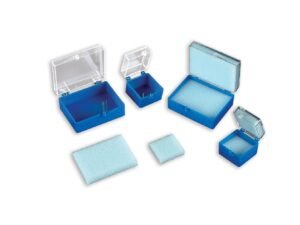 Plasdent CLEAR TOP 1" C&B BOX - BLUE (1000pcs/case)