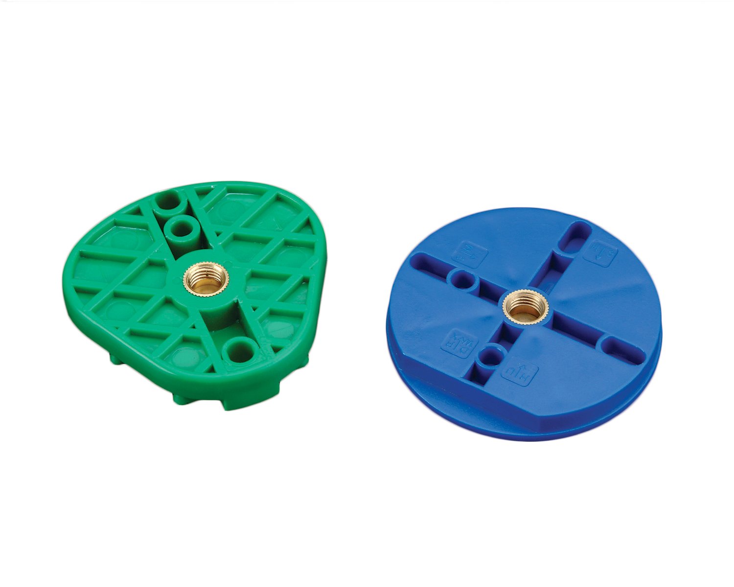 Plasdent ROUND ARTICULATING MOUNTING PLATES, Blue Color (100pcs/bag)