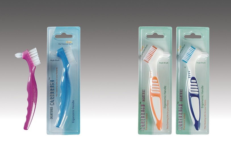 Plasdent DENTURE BRUSHES - BLUE (12pcs/box)