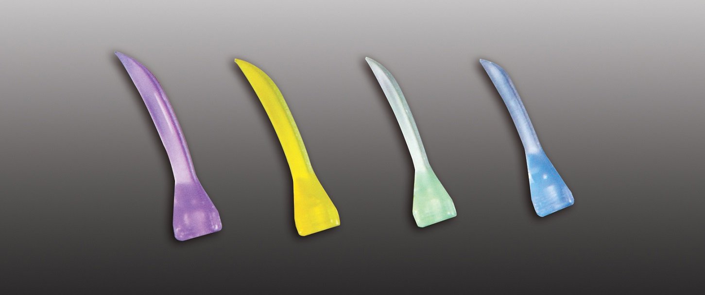 Plasdent Acuwedges Plastic Wedges - 16mm, Purple (100pcs/box)