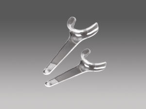 Plasdent Extand Handhold Cheek Retractors- Autoclavable to 275 - Adult, Clear (2pcs/box) 