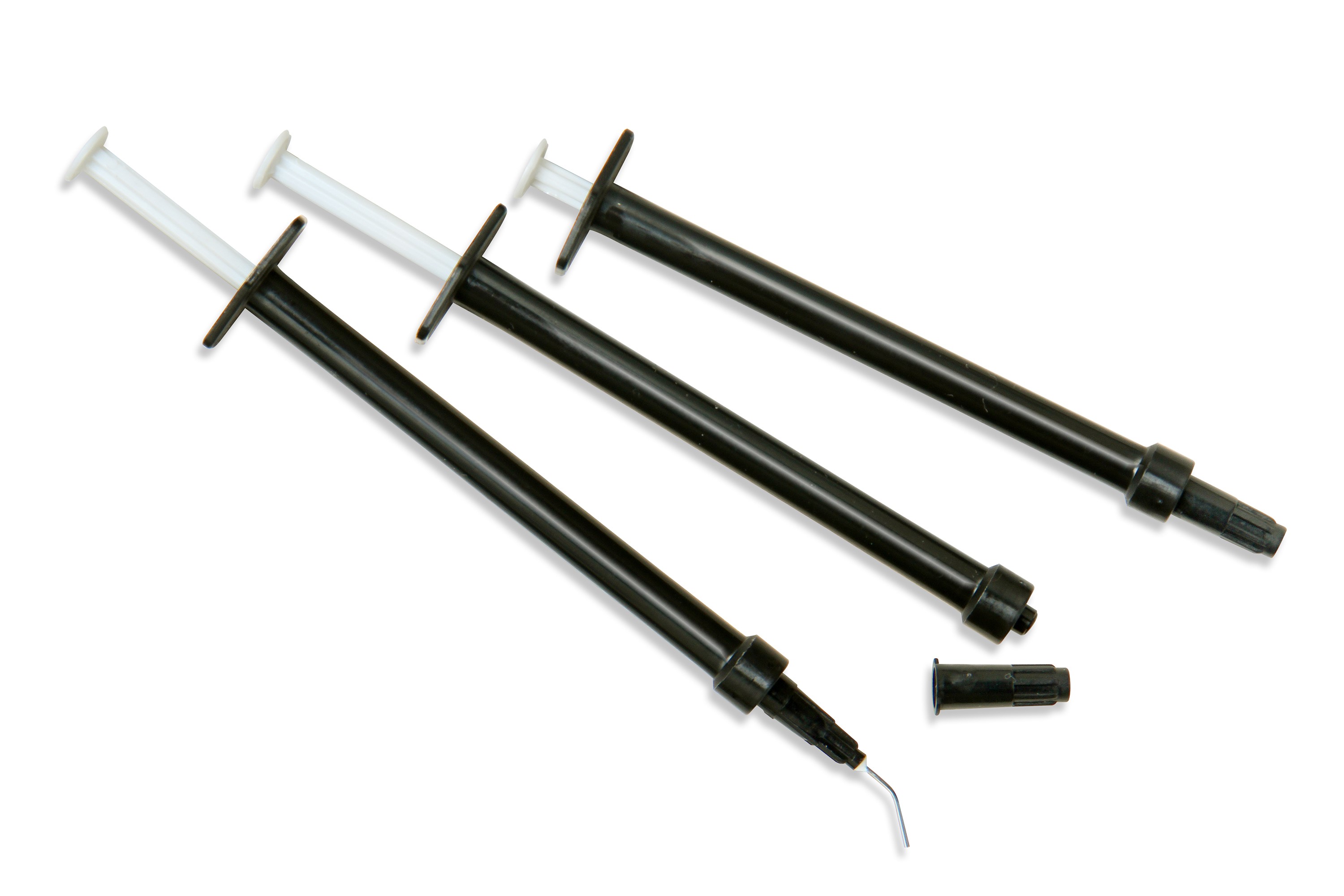 Plasdent Uncalibrated, 1cc Luer Lock Syringes, Black  (100pcs/box)