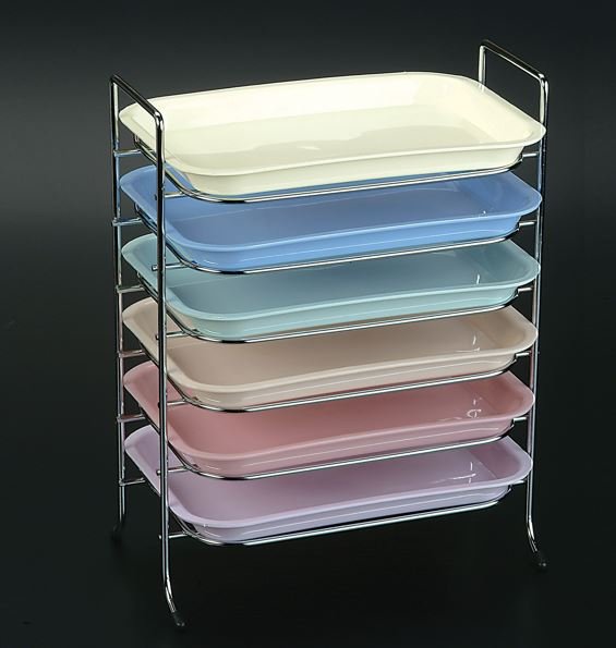 PLASDENT CHROME INSTRUMENT TRAY RACK