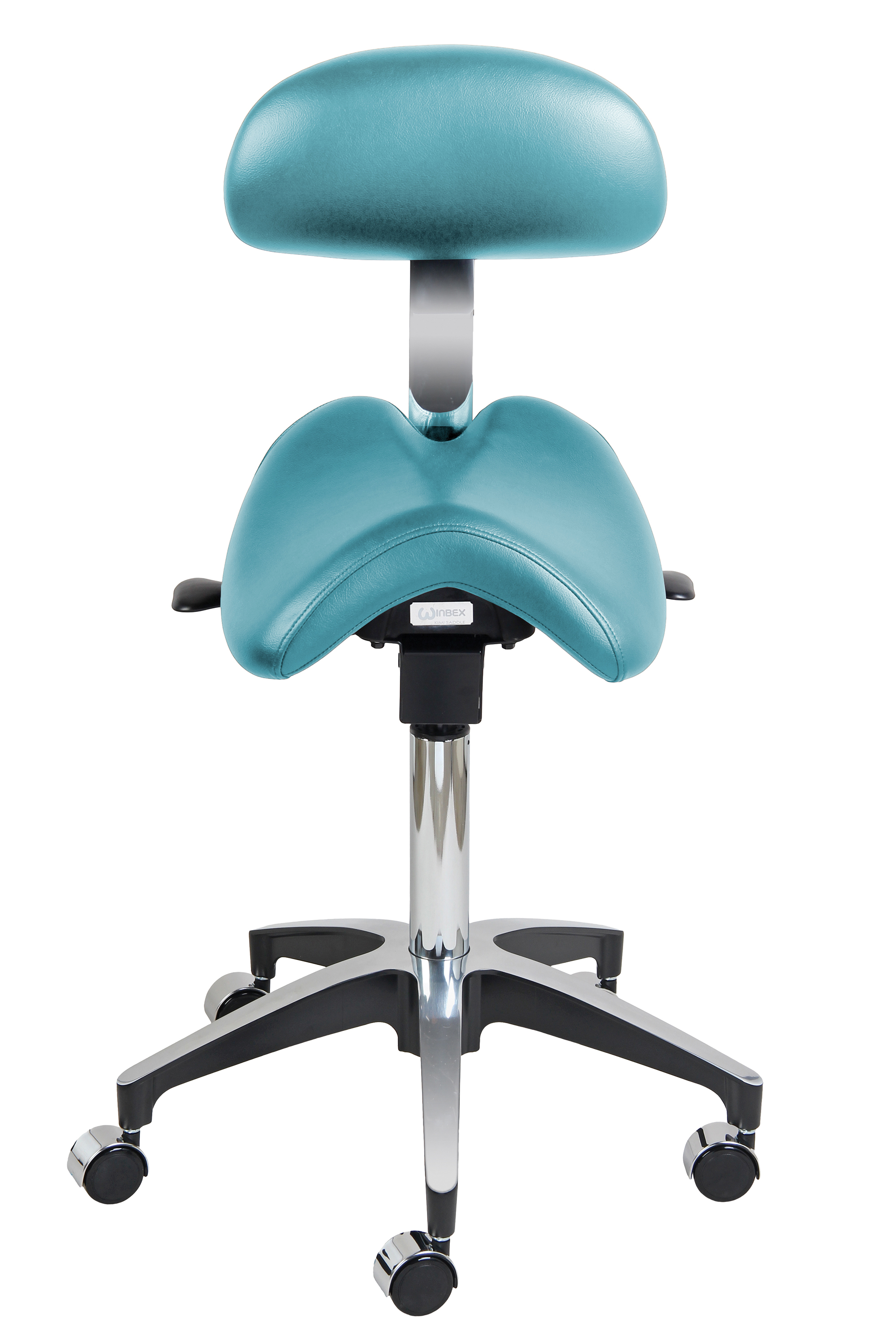 Plasdent SADDLE DOCTOR STOOL, WIDE, BACK REST