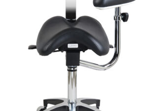 Plasdent SADDLE ASSISTANT STOOL, WIDE, BACK REST