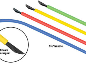 Plasdent bendable brushes 5-1/2" handle assorted colors 144/box