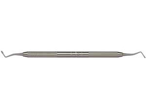 Premier Amalgam pluggers, double end 1/2 Black DE serrated