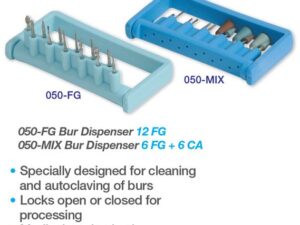  Premium Plus Autoclavable Plastic Bur Dispenser (1 pc) - 12 FG