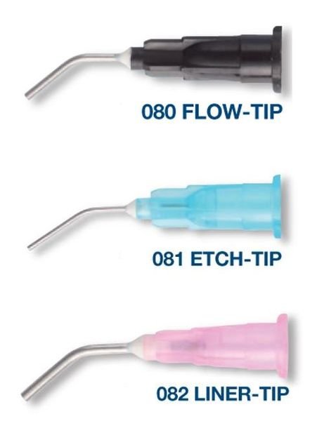 Premium Plus Disposable Flowable Composite Tips (100 pcs/ pack) - Flow Tips, Black