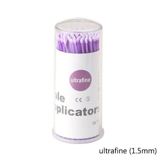 Premium Plus Disposable Micro Applicators Ultrafine Lavender (400 pcs)